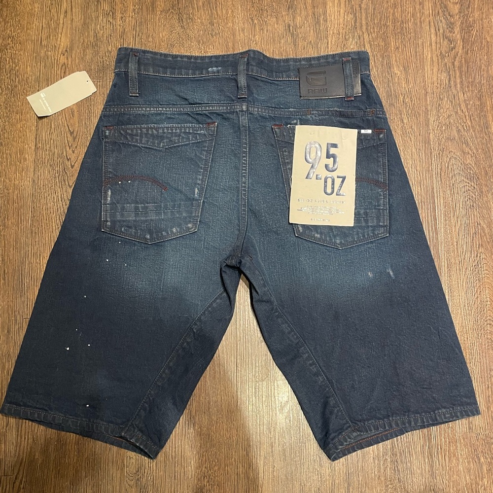 Mens G-Star Scutar Denim Shorts